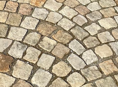 Pískovcové dlažební kostky 8/11 - pískovo-béžové