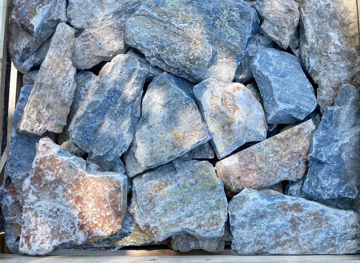Naturstein Verblendung RockFace Akron (Stärke 3-5 cm, Felsverblendung)