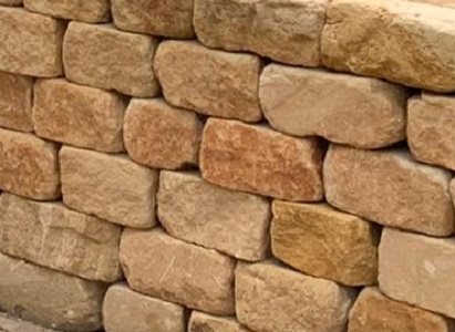 Prírodný štiepaný pieskovec Lara - murovacie bloky