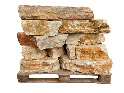 Naturstein Spaltkalkstein Marina MAXI, Stärke 14-16 cm (unregelmäßige Formen, Größe 60-130 cm)